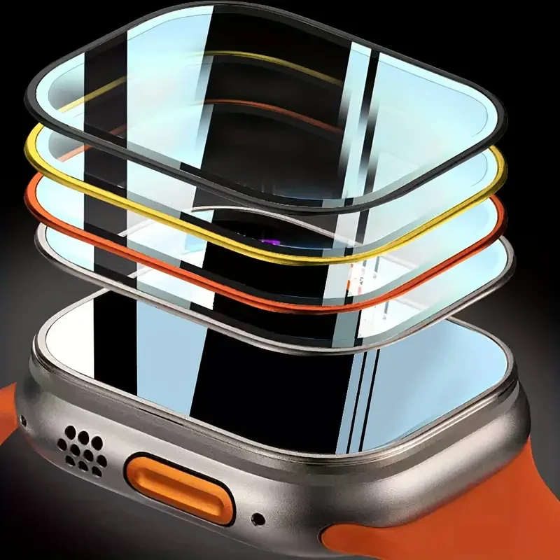 Anti-Scratch Tempered Glass Film for Apple Watch Ultra 49mm HD Screen Protector proof Series 49 mm smart iwatch band Accessories