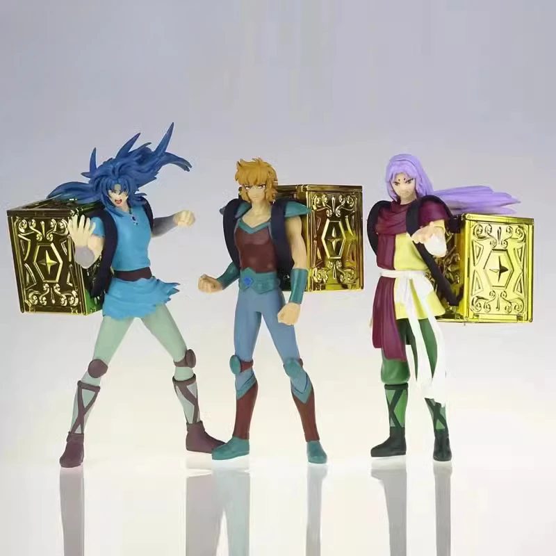 RH Saint Seiya Cloth Myth EX Gold Saints Cloth Box Set PVC Edition With Backpack Function Openable