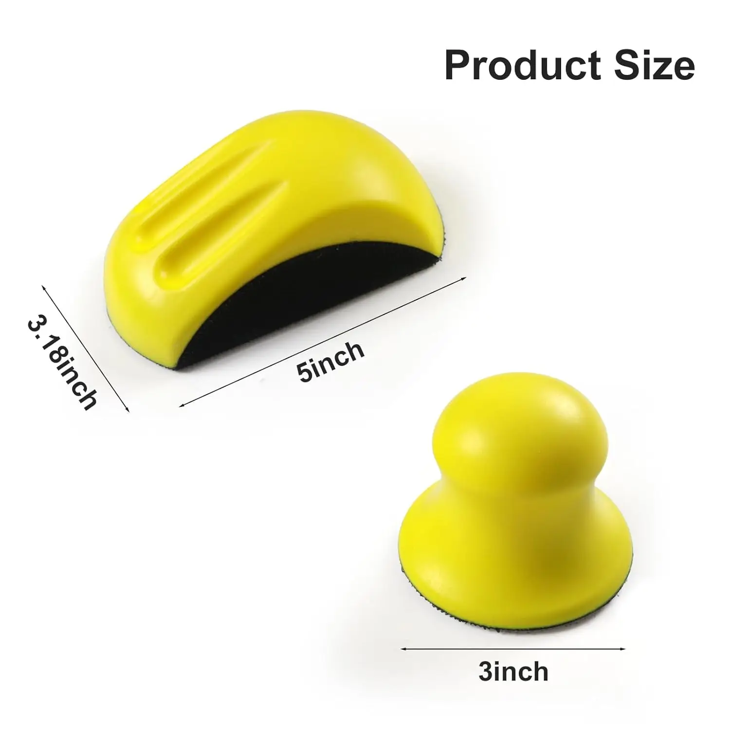 Lixa com bloco de lixamento manual redondo e mouse, lixa para polimento, carpintaria, móveis, úmidos e secos, 3 polegadas, 5 polegadas, 82 PCs