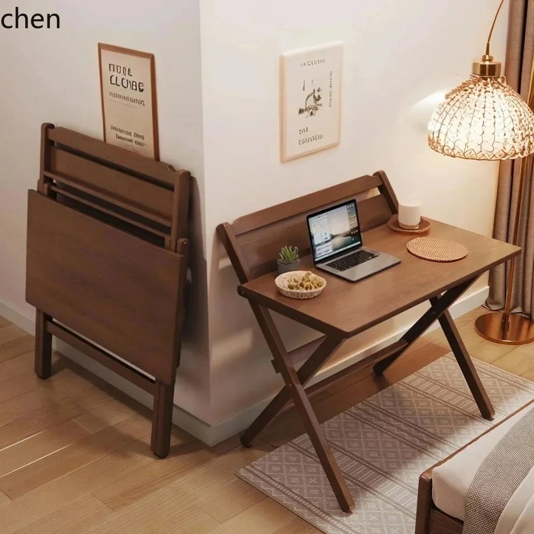 

ZML folding desk household small apartment portable bedroom study table desk