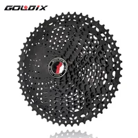 GOLDIX negro MTB Cassete 8/9/10/11/12 velocidades 40/42/46/50/50T K7 8/9/10/11/12v rueda libre de bicicleta piñón de bicicleta para Shimano/SRAM