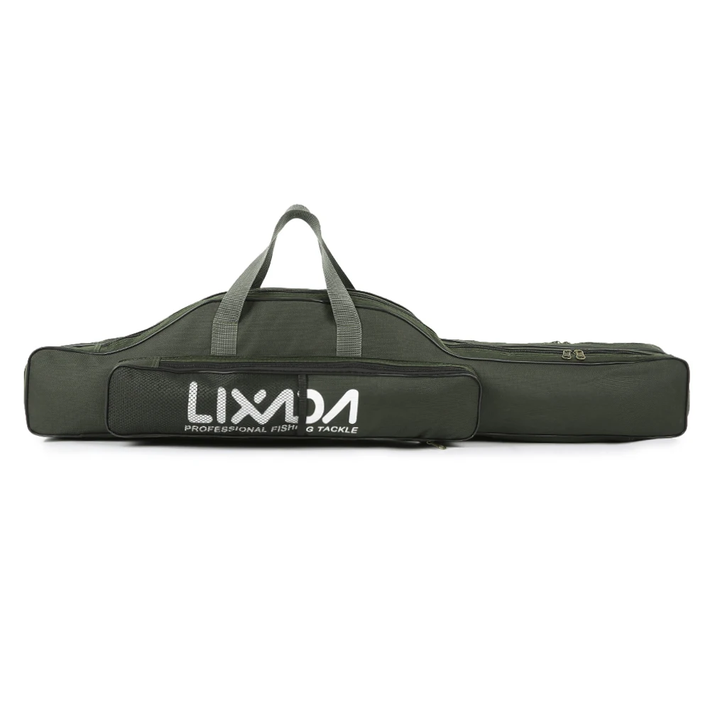 Lixada 190 cm vistas Draagbare opvouwbare hengelmolen Tas Hengel Uitrusting Tackle Tool Draagtas Drager Reistas Opbergtas