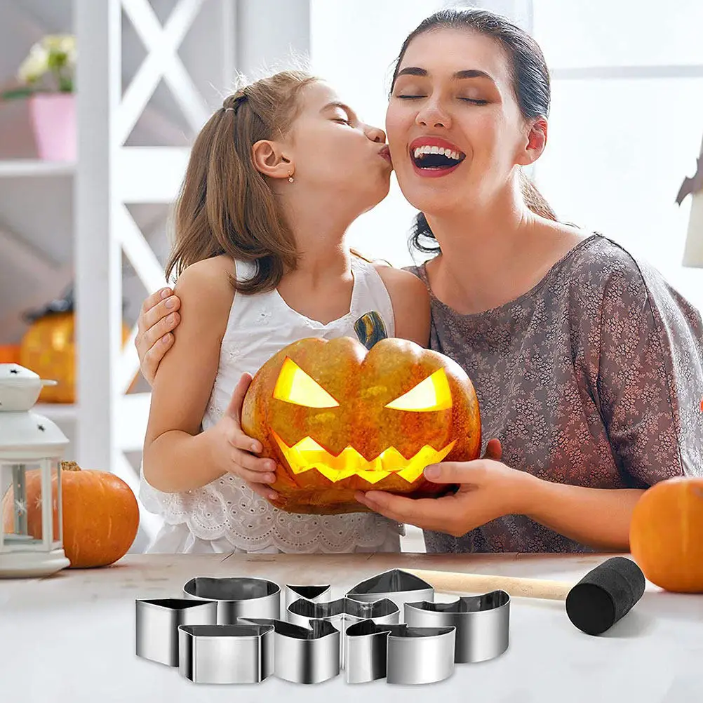 Pumpkin Carver Kit Halloween Templates Tool Stencil Drawing Stencils Accessories