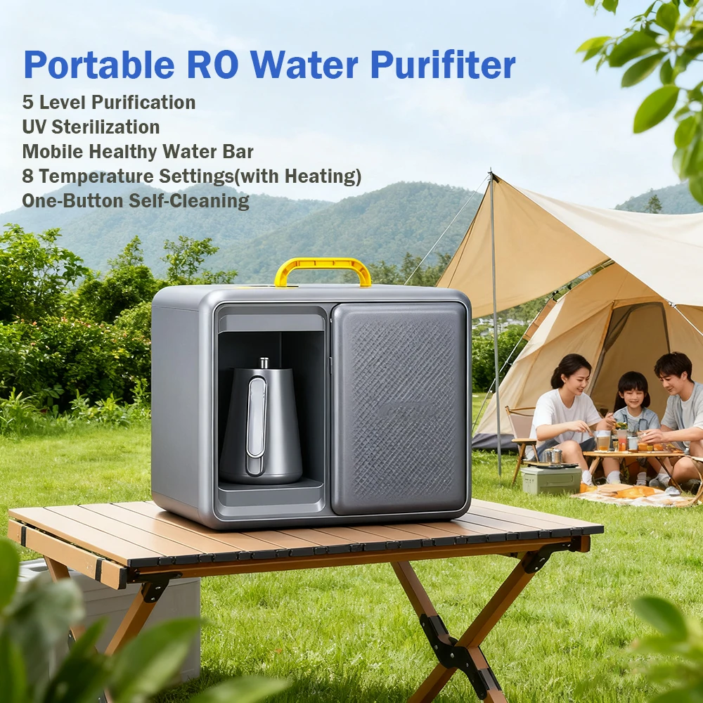 

RV/Camping Water Automatic Filtering 4L Heater Outdoor Water Dispenser Portable Water Tank Heater Instant Drinking 220V EU Plug