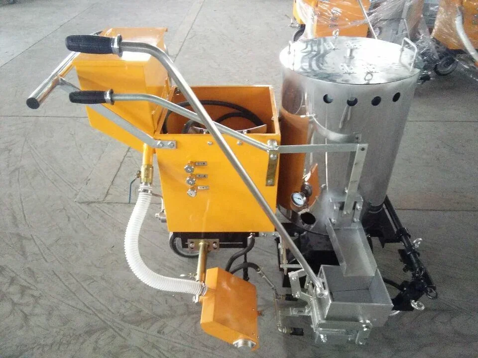 Hand Push Pavement Cross Line Cold Spray Doppelkomponente Straßenmarkierungsmaschine