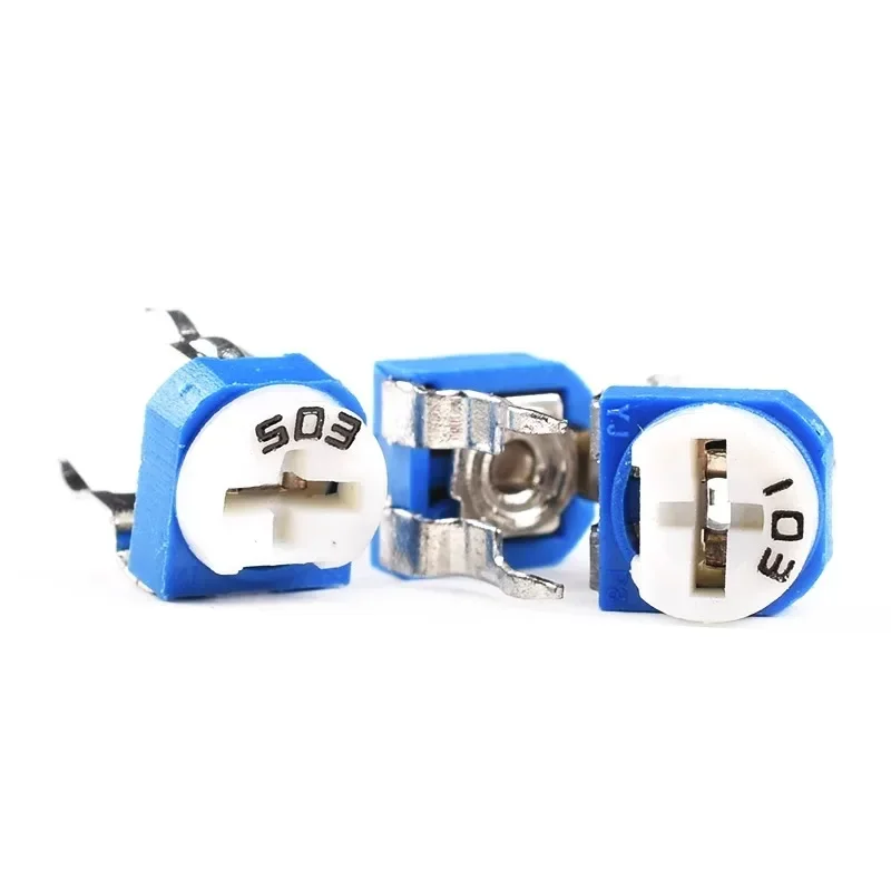 20PCS RM065-103 Potentiometer Horizontal RM065 Adjustable Potentiometer Connector 00 200 500 1K 2K 5K 10K 20K 50K 100K 200K 500K