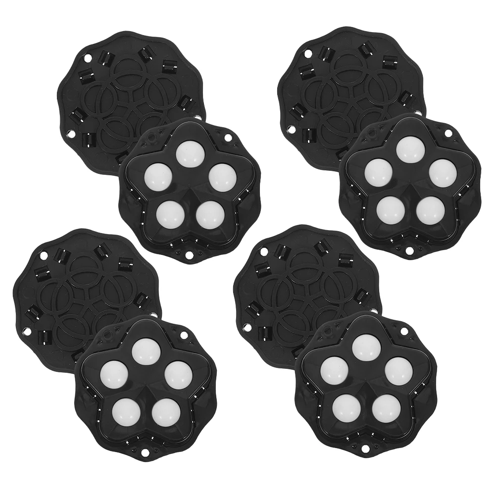 

8pcs Self Adhesive Castor 360 Degree Swivel niture Caster For Coffee Makers Kitchen Appliances Storage Boxes Trash Can Tool