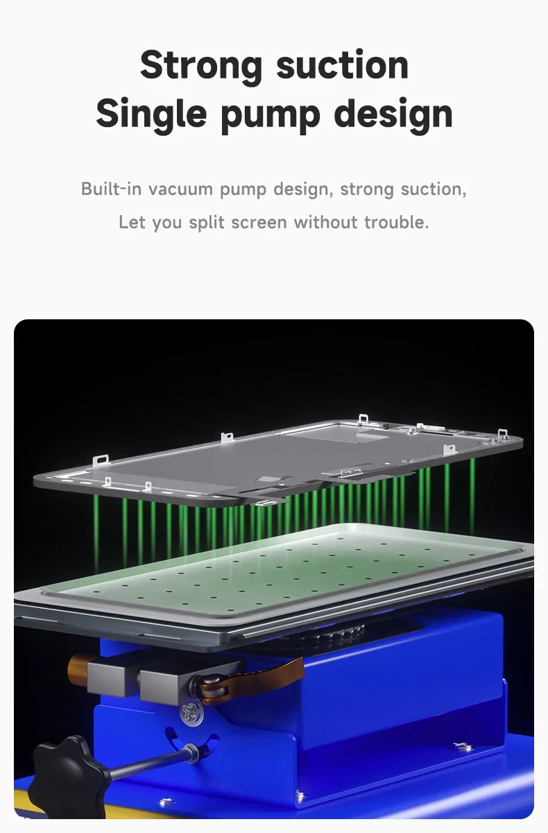 ميكانيكي 361 SE + آلة فصل شاشة LCD متعددة الوظائف منصة تسخين تلقائية لإصلاح الهاتف أداة إزالة الإطار الزجاجي
