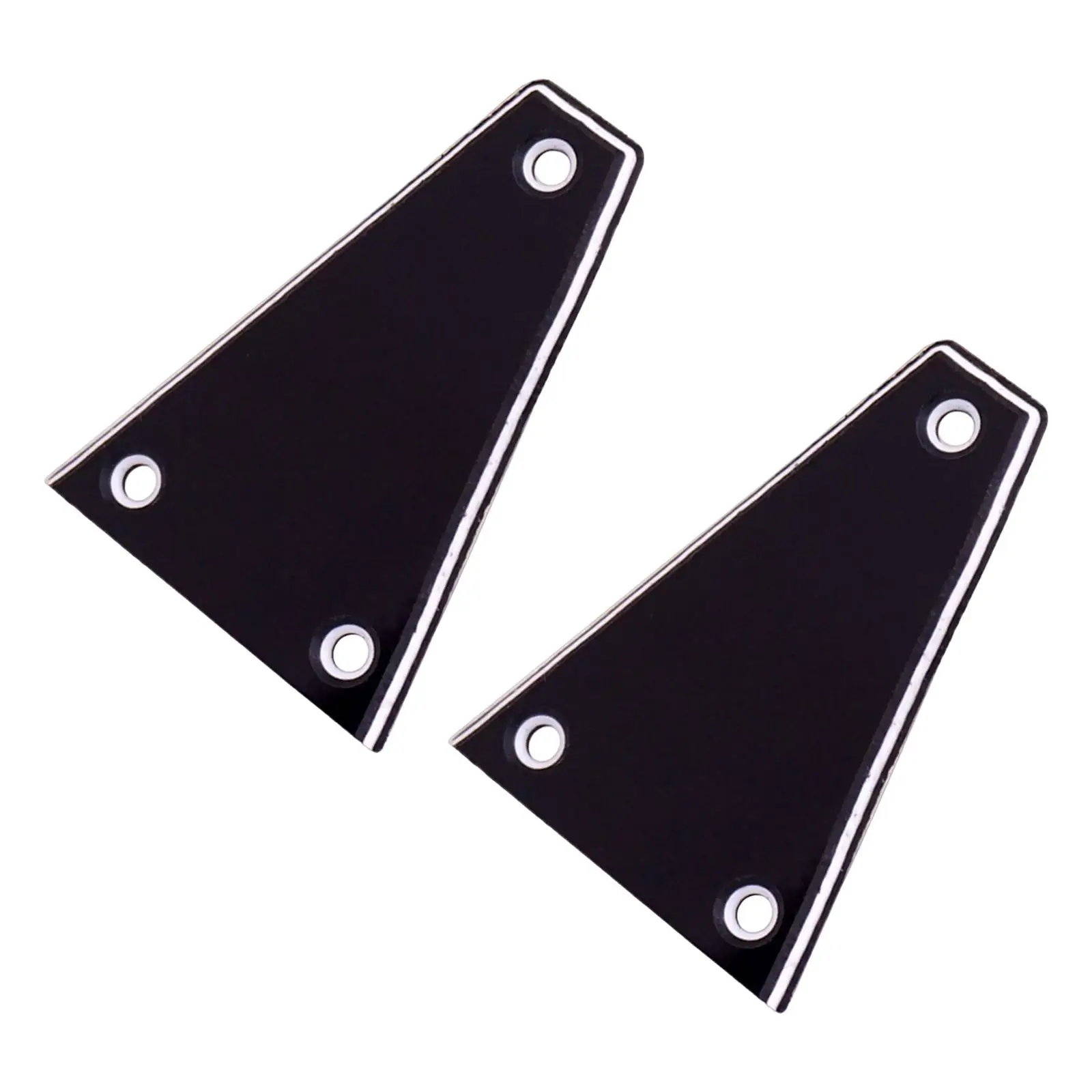 2 Pieces Electric Guitar Neck Plate Accessories for Guitar Masters Guitarist