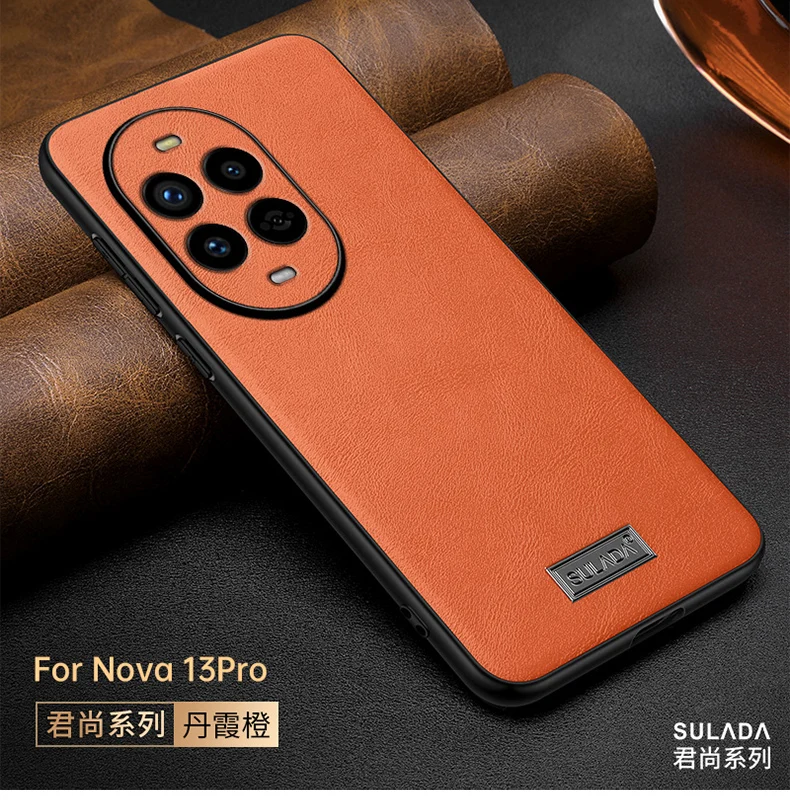 

Высококачественный бренд для nova 13 pro nova 12 pro nova 11 Чехол из натуральной кожи для телефона Huawei nova 13 proCover Shell