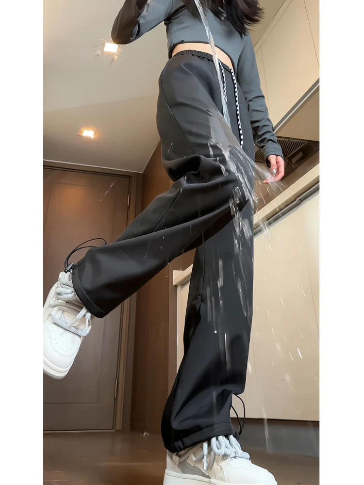 

Мужские водонепроницаемые повседневные брюки для активного отдыха, весенне-осенние, прямого кроя, длинные, модные, брендовые, спортивные