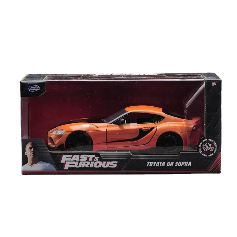 Jada 1:24 Fast & Furious 9 Toyota Supra GR modelo de aleación decorado para regalos de cumpleaños para niños