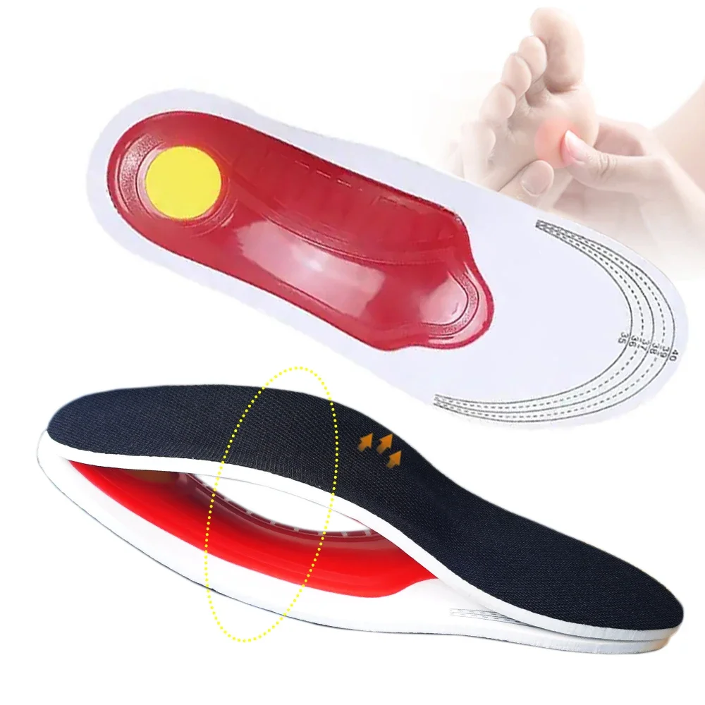 Flat Foot Orthopedic Insoles for Men Women Working Shoes Orthotic Arch Support Sports Insoles for Feet Plantar Fasciitis Relief