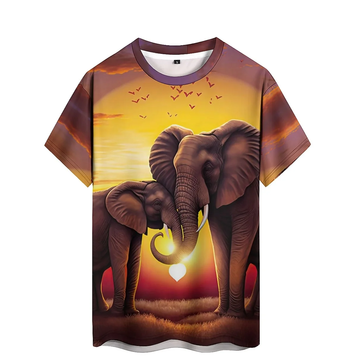 

Rock Style: Men's 3D Printed Short-sleeved T-shirts with Light and Breathable Polyester Fabric High-quality Printed Short Sleeve
