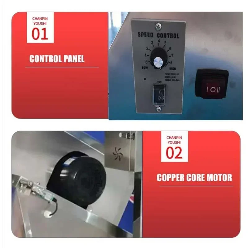 Excellen 110 فولت 220 فولت مثمنة خلاط ماكينة توابل الفولاذ المقاوم للصدأ التوابل دلو تغذية الغذاء ماكينة خلط أوتوماتيكية