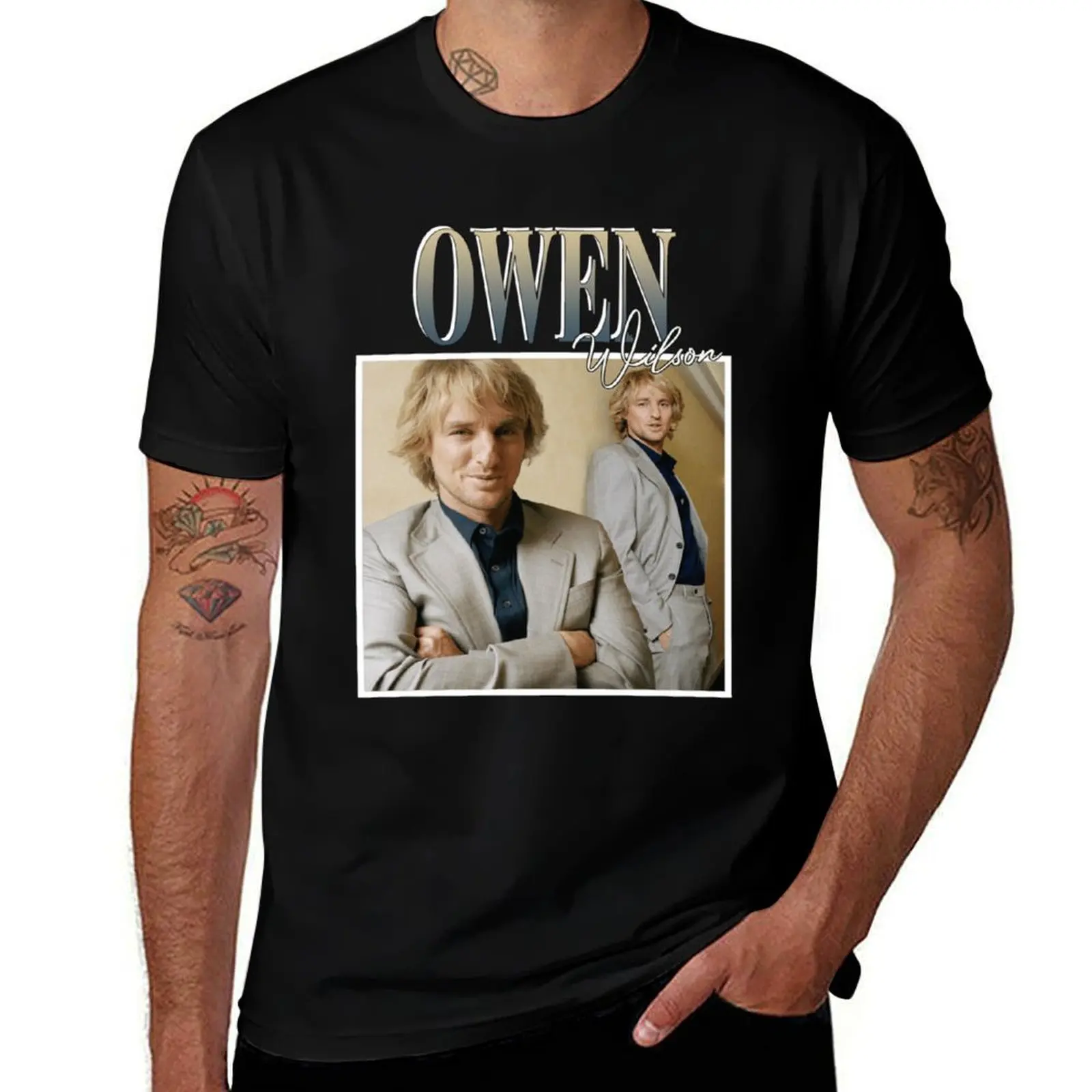 

Owen Wilson T-Shirt man clothes fashion shirts custom shirt men clothings
