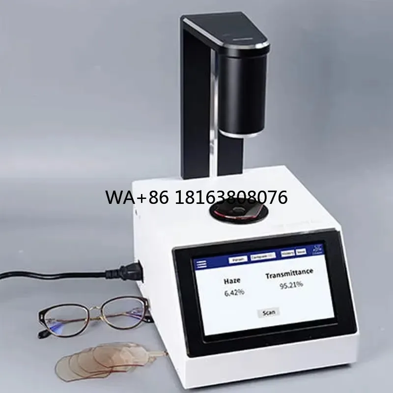 LS155B Digital Haze Meter Tester Visible Light Transmittance Meter High Precision Light Transmission Haze Tester