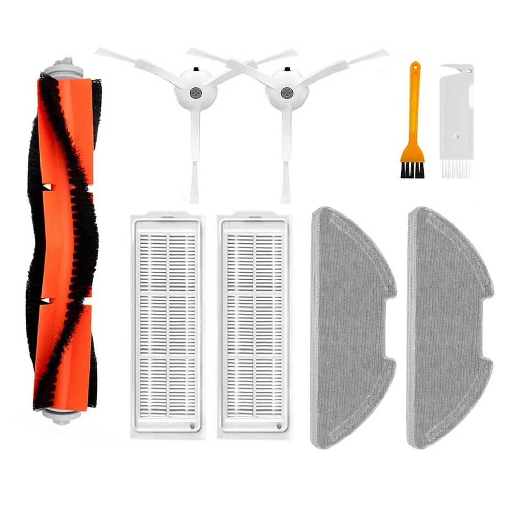 Xiaomi-ロボット掃除機用部品,ロボット掃除機用スペアパーツキット,モップ,2 lite pro,mjst1 s,メインサイドブラシ,HEPAフィルター,スペアパーツ