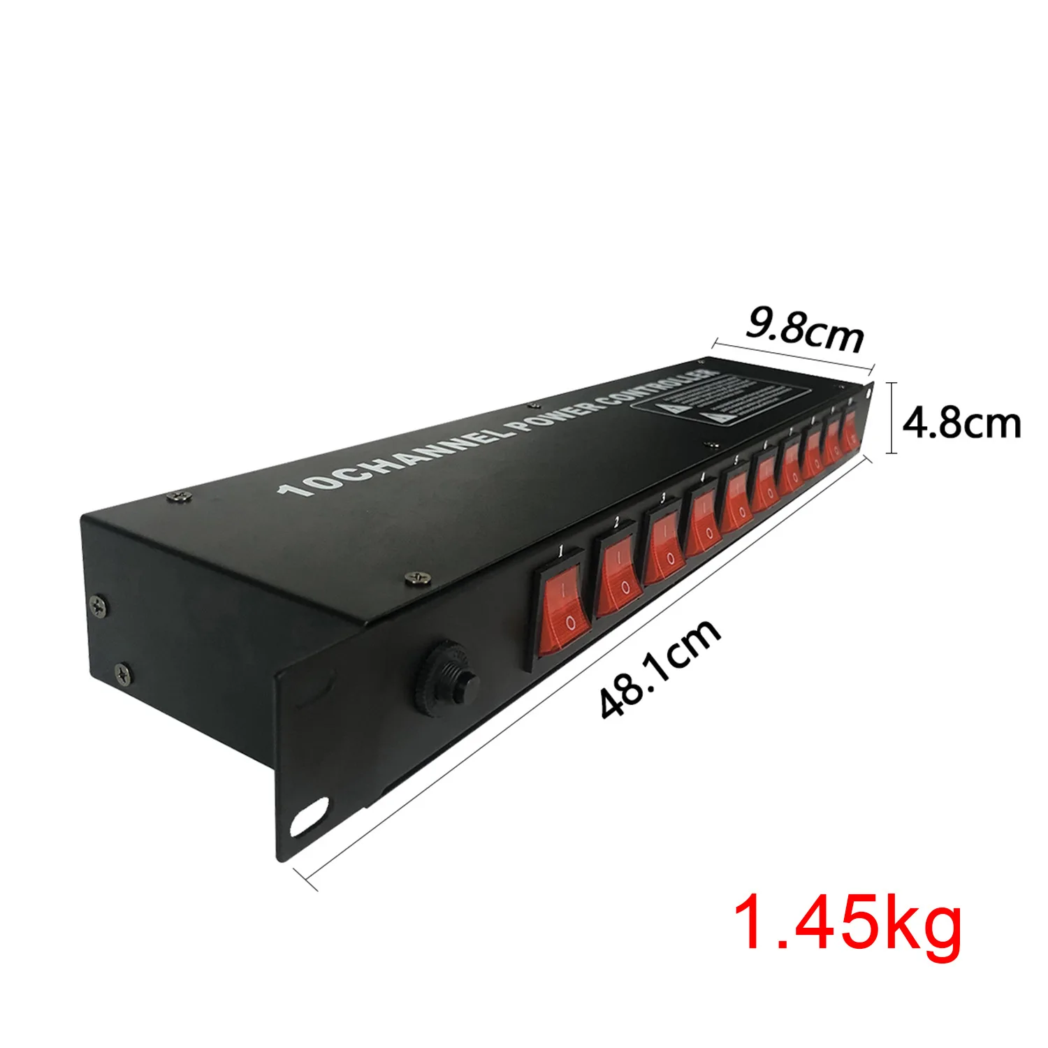 Yuhai-1016 Professional 10 Channel High Power Equipment Power Supply Controller Independent Air Switch Power Sequencer