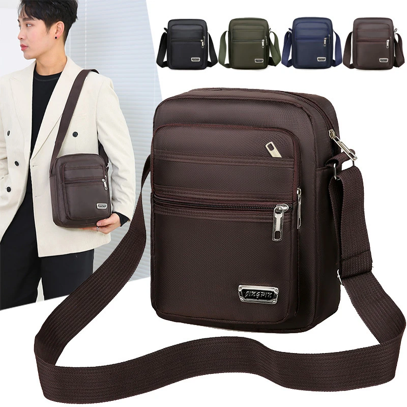 

New Fashion Men Crossbody Bags Male Nylon Shoulder Bags Boy Messenger Bags Man Handbags for Travel Casual Large Satchel Bag 2023