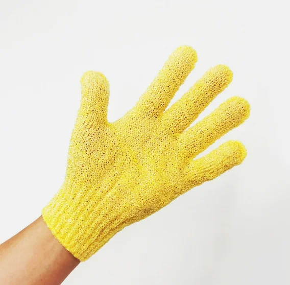 Bath for Peeling Exfoliating Mitt Glove with Shower Scrub Gloves Resistance Body Massage Sponge Wash Skin Moisturizing image 5