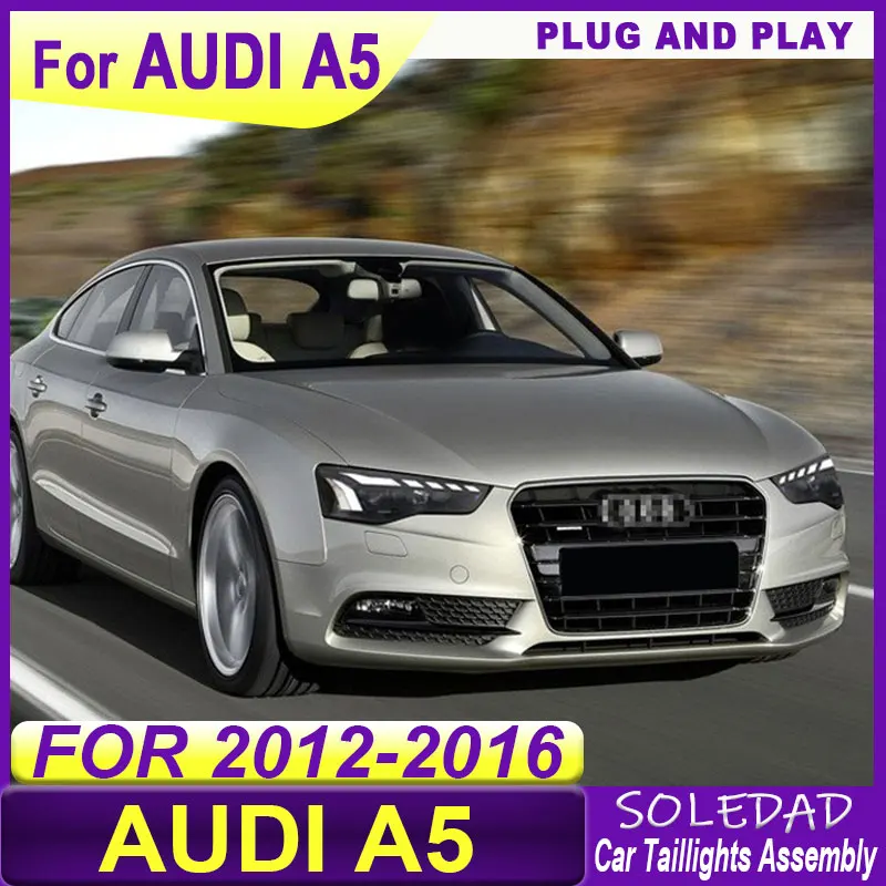 Car styling Headlights For Audi A5 2012 2013 2014 2015 2016 RS5 Auto Head lamp Assembly Upgrade Projector Lens Accessories