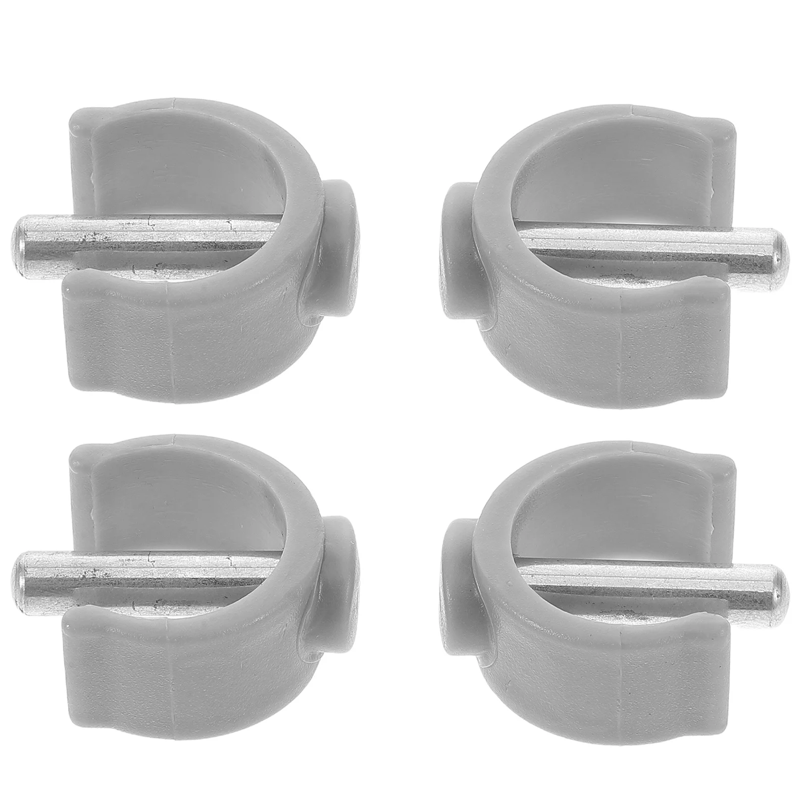 

4pcs C Clamps Crutch Clips Replacement Parts stick Walker Tray For Folding Walker Sturdy Secure