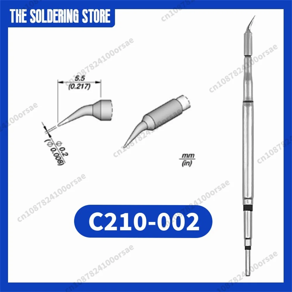 

C210 002 Cartridge for JBC SUGON AIFEN T210/T26 Soldering Handle, жало C210 Tip Replacement Accessory Tool