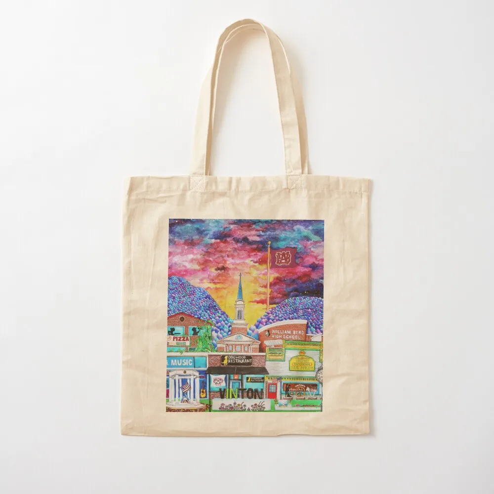 Vinton, VA Tote Bag bag for beach Shopping bags bags woman 2025 cute pouch bag
