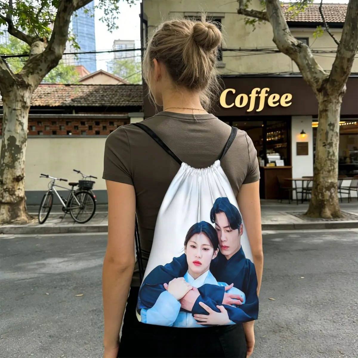 Kdrama Alchemy Of Souls Light And Shadow Backpacks Drawstring Bundle Pocket Sundries Bag Book Bags for Travel Students