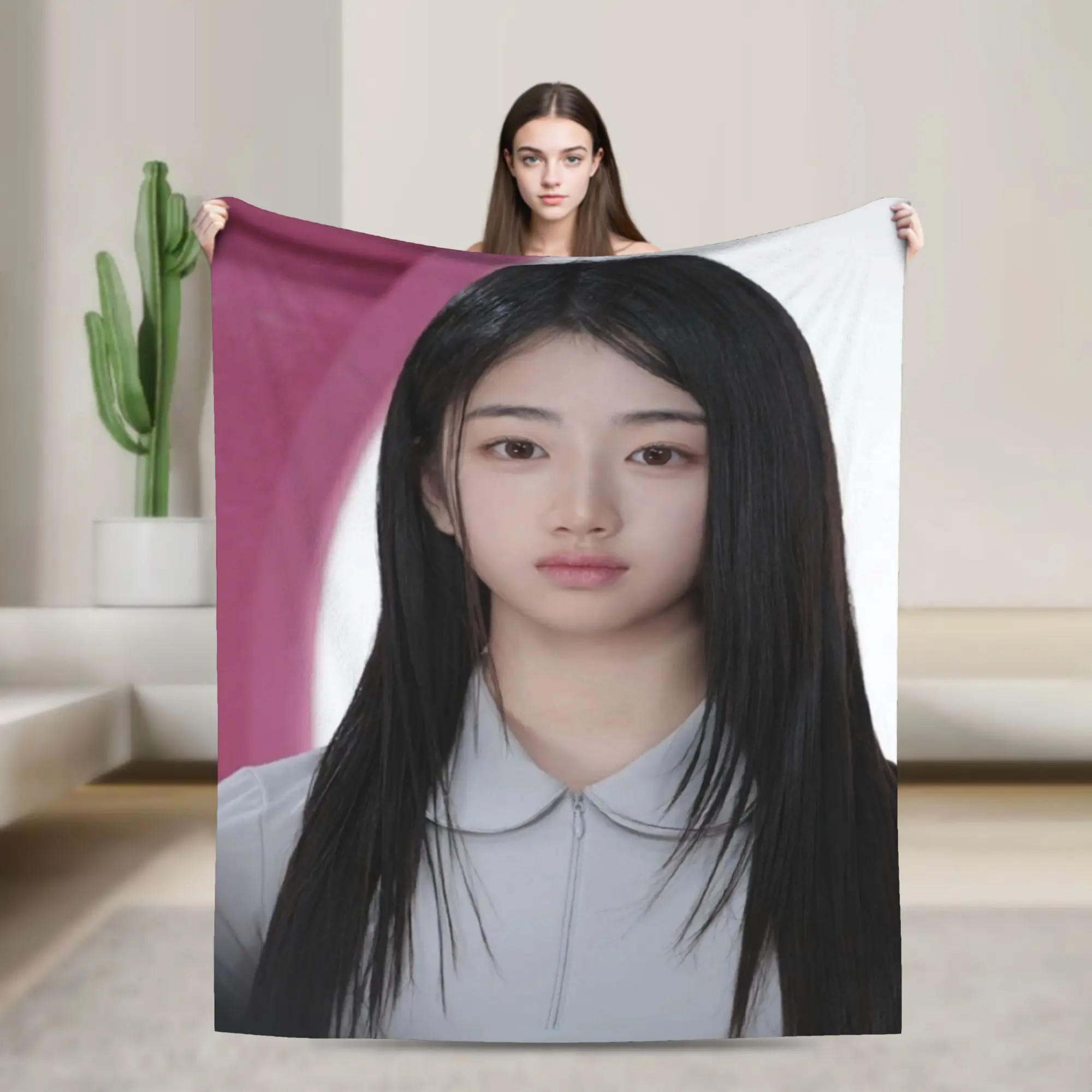 A2O LITE OA Aijing  Blanket  Soft Warm Pattern Plush Throw Blanket For Children Bedroom Flannel Bedspread Bed Cover