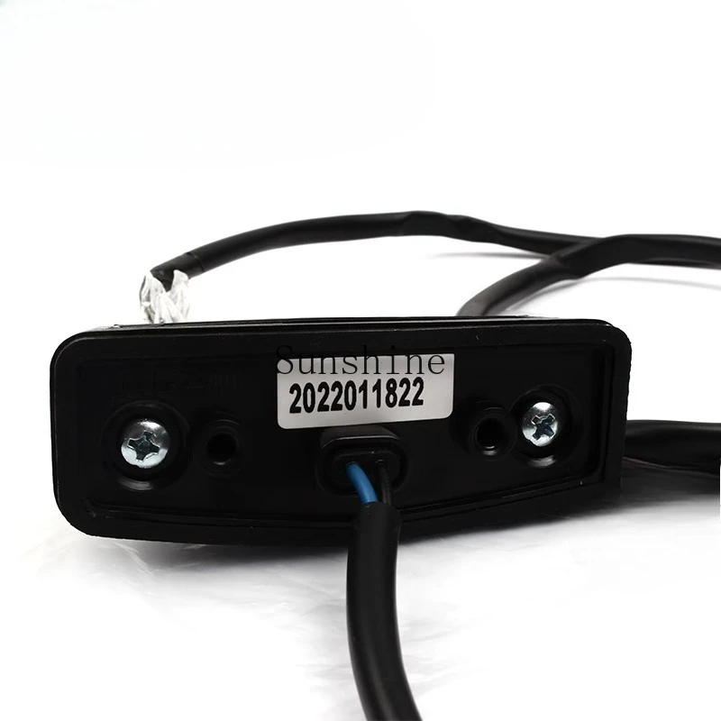 الأصلي Qiaoge i125 جديد باترول النسر 125 الحاجز الخلفي الذيل ضوء حامل لوحة الترخيص الخلفي