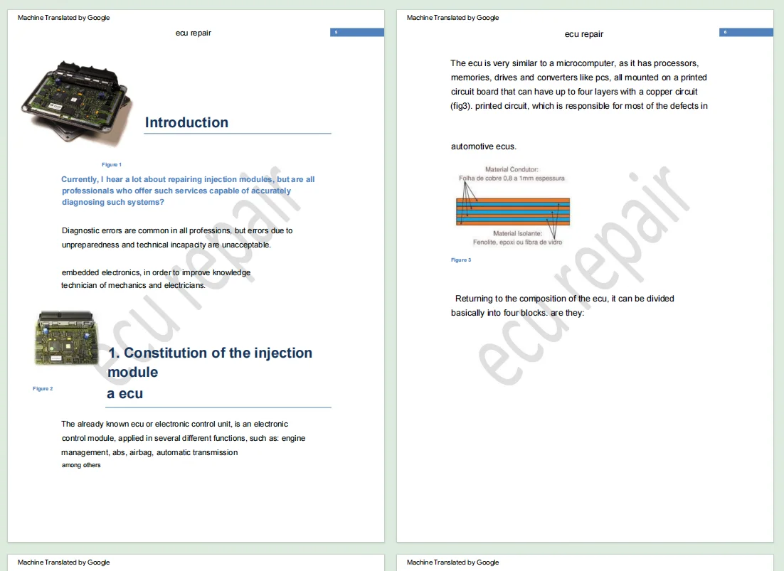 ECU إصلاح دراسة الكتاب الاليكتروني دليل الإصلاح الفني في وحدات الحقن الإلكترونيات وحدة التحكم الإلكترونية إعادة برمجة وحدة التحكم الإلكترونية وتنزيل الرابط