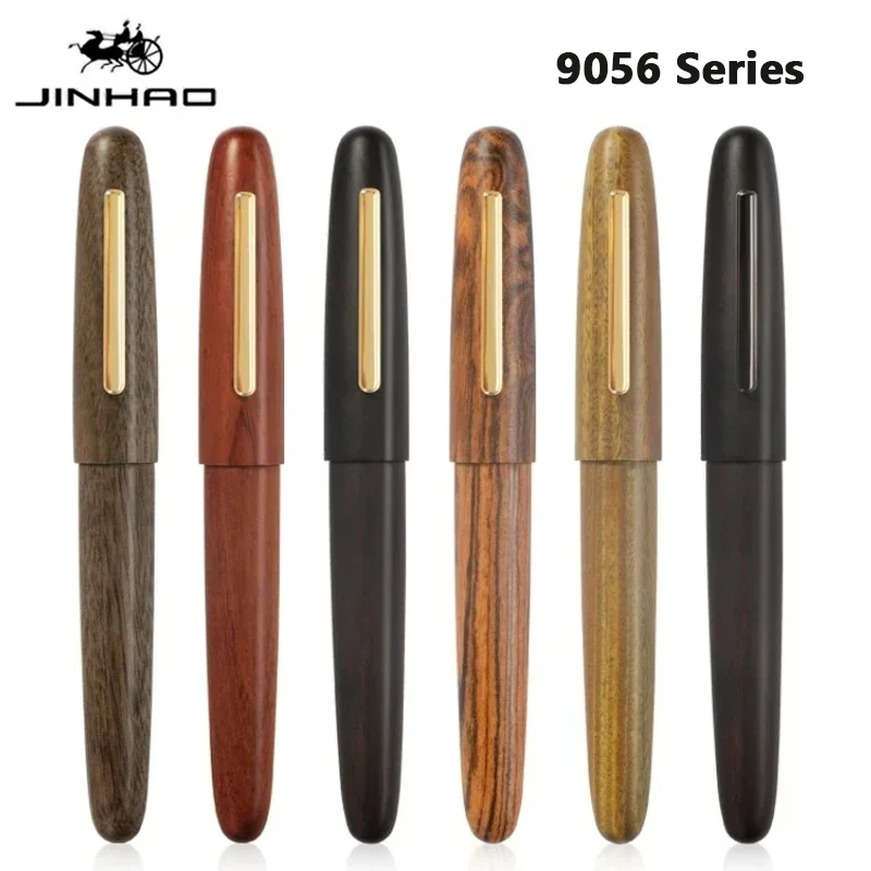 

Перьевая ручка Jinhao из 9056 натурального дерева EF/M/F дополнительный тонкий наконечник чернильная ручка Роскошная элегантная ручка для письма офисные и школьные принадлежности Канцтовары