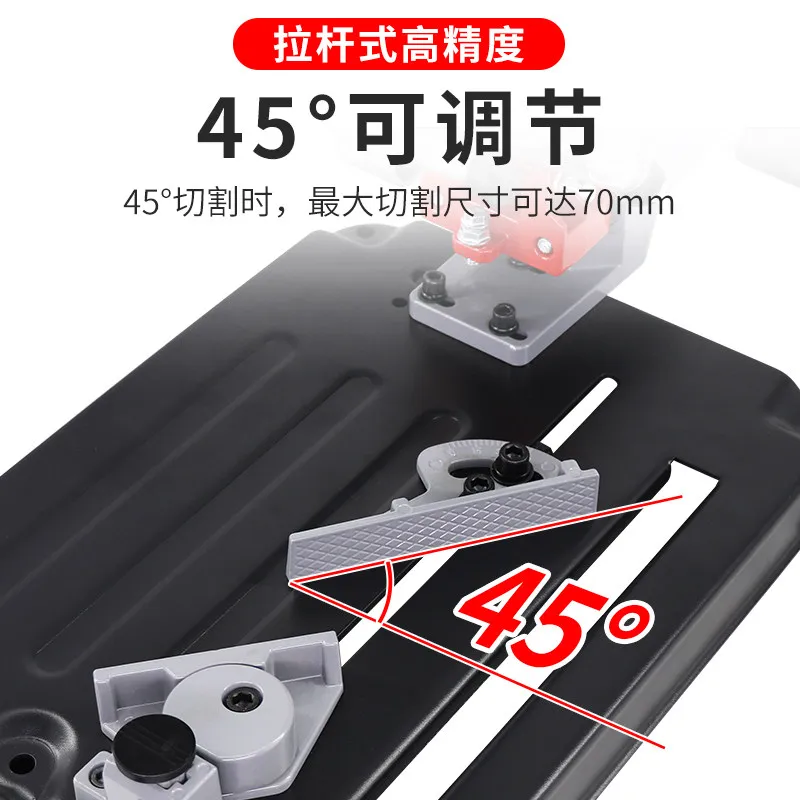Angle grinder fixed universal bracket tie rod type multi-functional grinder modified small U desktop cutting machine push-pull