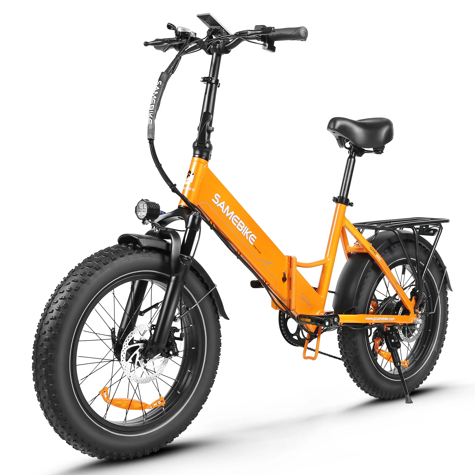 SAMEBIKE LOTDM200-II NFC مفتاح ذكي دراجة كهربائية 750 واط 48V13AH دراجة كهربائية قابلة للطي 20*4.0 بوصة الدهون الإطارات الجبلية E-الدراجة