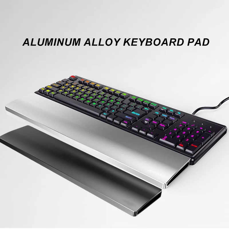 Imagem -04 - Alumínio Resto Liga Pulso para Teclado Mecânico Descanso de Pulso 87104 Chaves Suporte de Metal