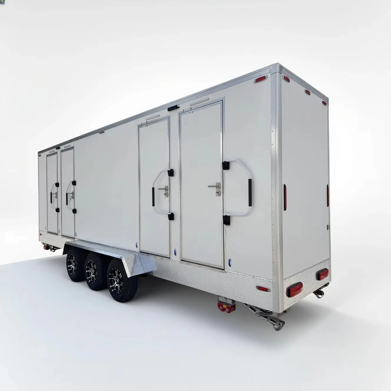 Lock Door Design Portable Restroom Trailer Prebuilt Outdoor Mobile Toilet for Public Temporary Outdoor Activities & Building