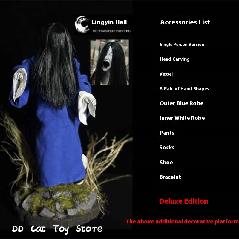 

In Stock Genuine Lingyin Hall Horror Movie A Wicked Ghost Chu Renmei 1/6 Scale Soldier Action Figure Collectible Model Toy