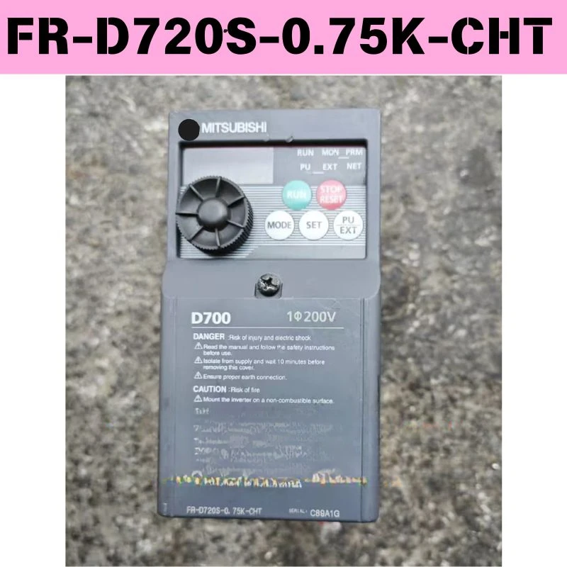 Brand new original and Used FR-D720S-0.75K-CHT Frequency converter Functional test OK