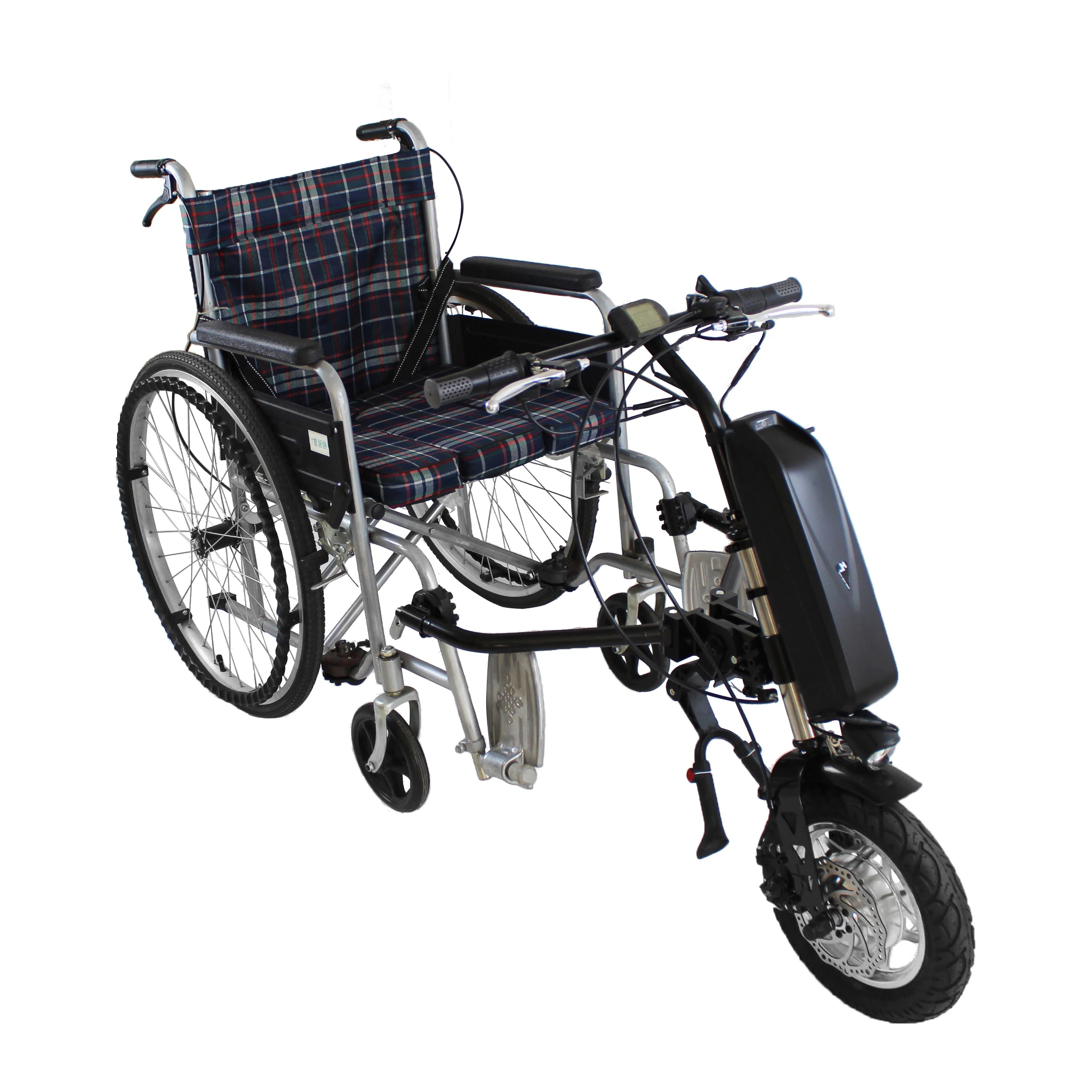 Boneng Supply Assist Attachable Handcycle, Rehabilitation Therapy Supplies 350w 500w Electric Wheelchair Hand Cycle Kit