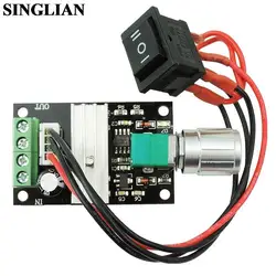 PWM DC Motor Speed Controller Governor 6V12V24V 3A Speed Regulating Switch Module Forward Reverse Rotation With Switch Function