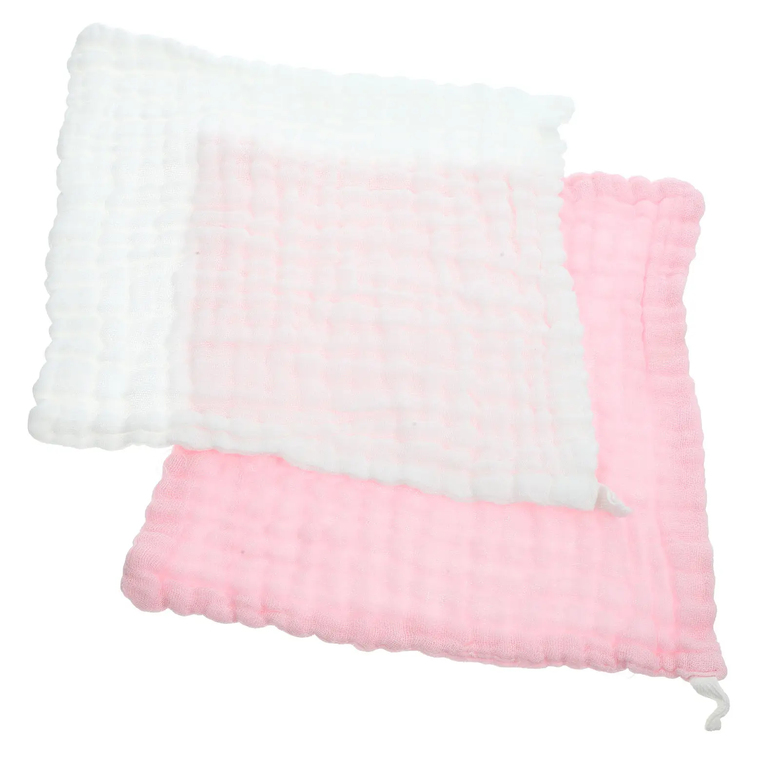 

2Pcs Burp Cloth Cotton Absorbent Soft Baby Burping Cloth Washcloth for Toddler Delicate Skin Cotton Washcloth for Baby Sensitive