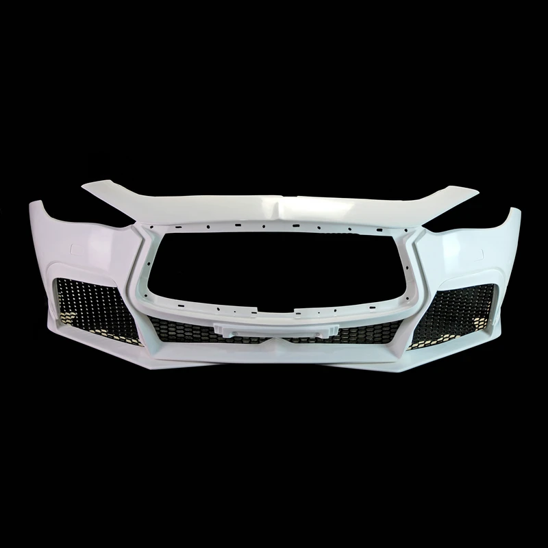 For Infiniti Q60 Project Black S Concept Fiberglass Front Bumper