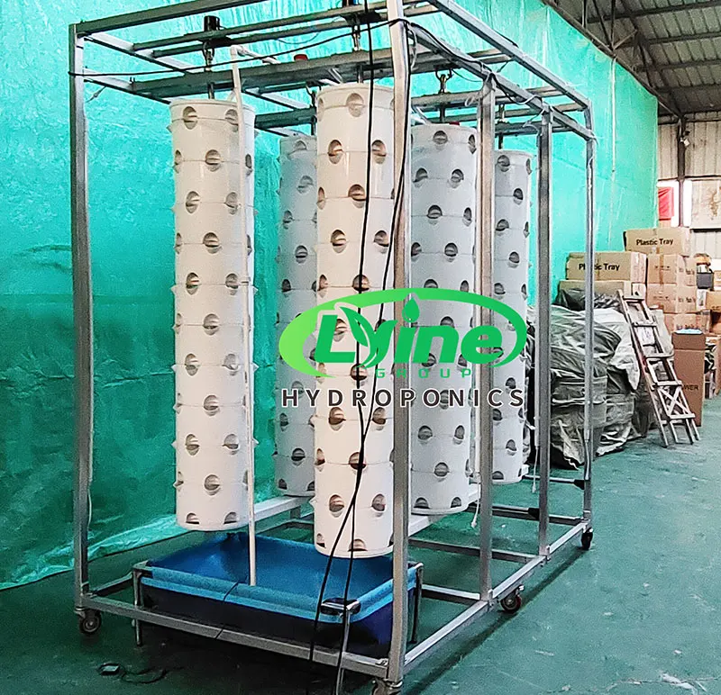 Smart Hanging Column Hydroponic Rotating Tower Grow Tower Agriculture Tower Planting System for Outdoor/Indoor Use
