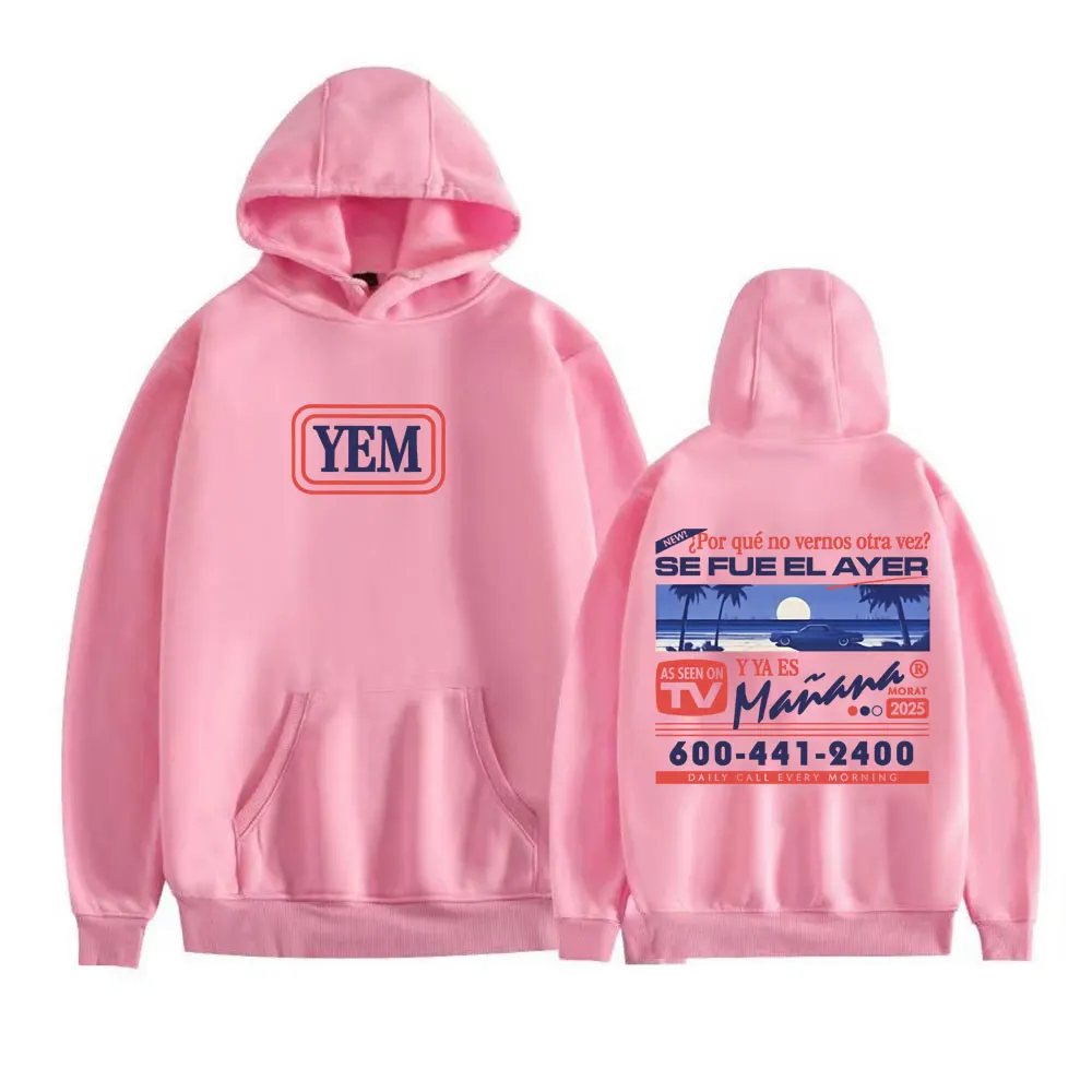 الفرقة Morat Asuntos Pendientes ألبوم Yem شعار هوديس الرجال شارع العليا الهيب هوب الشرير البلوز عالية الجودة عادية الصوف مقنعين