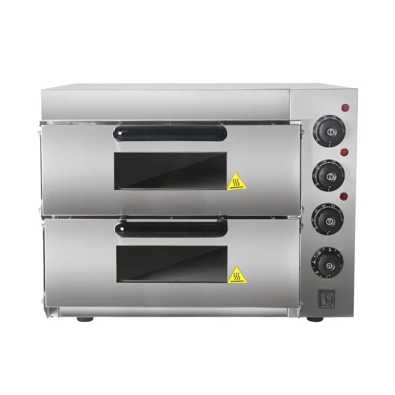 

Commercial upper and lower double temperature double layer oven pizza oven, multi-function pizza oven