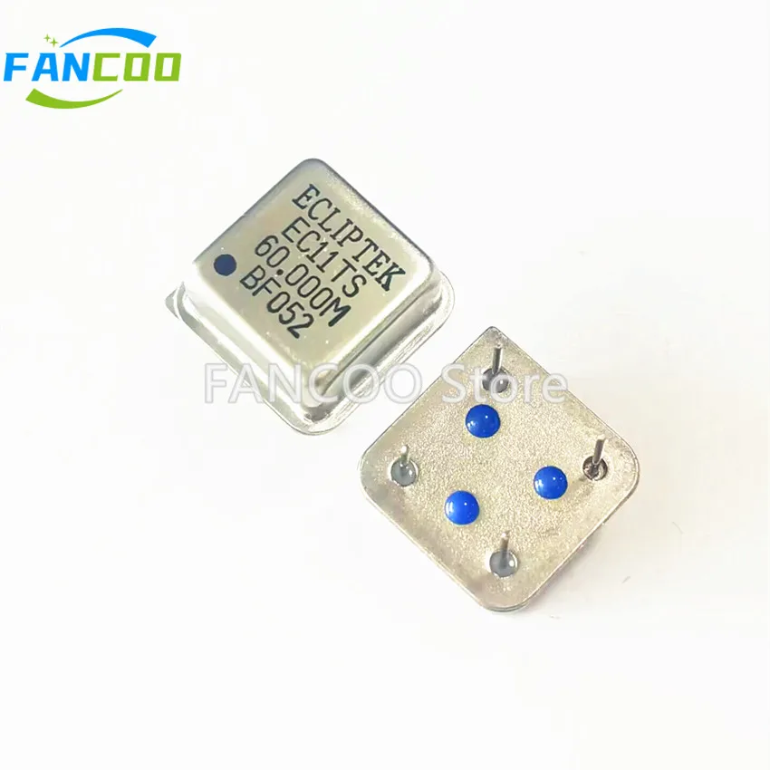 5PCS 60M 60.000M 60MHZ 60.000MHZ Half size 3.3v 5v CRYSTAL CLOCK OSCILLATOR OSC DIP-4 60.000