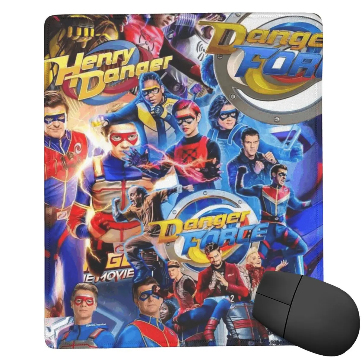 Henry Danger Mouse Pad Computer Keyboard Mouse Mat Gaming PC Laptop Desk Mat Office Accessories