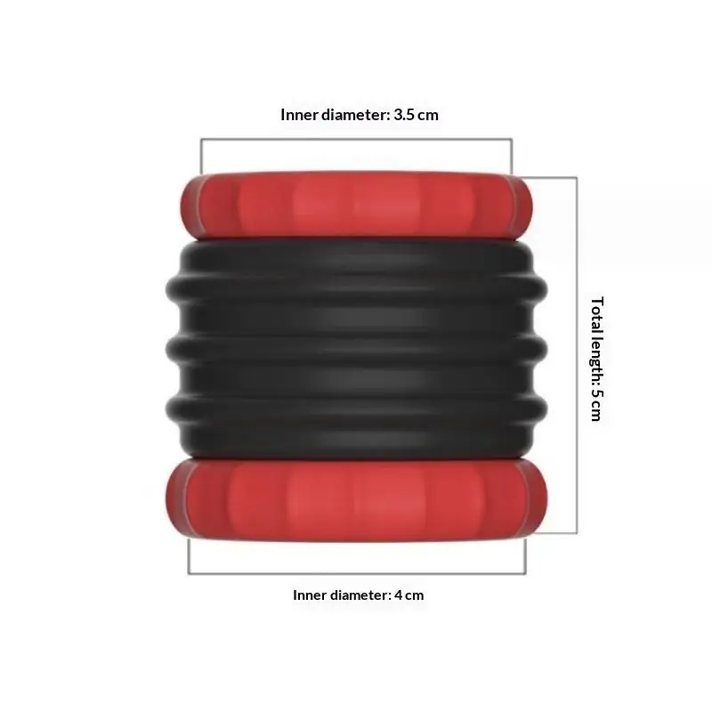 Male Penis Lock Cock Ring Set Erection Delay Time Ejaculation Penis Ring Enlargement Ball Stretcher Sex Toy For 18+ Big Man view 6